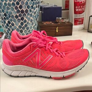 New Balance Women's Bright Pink Athletic Shoes